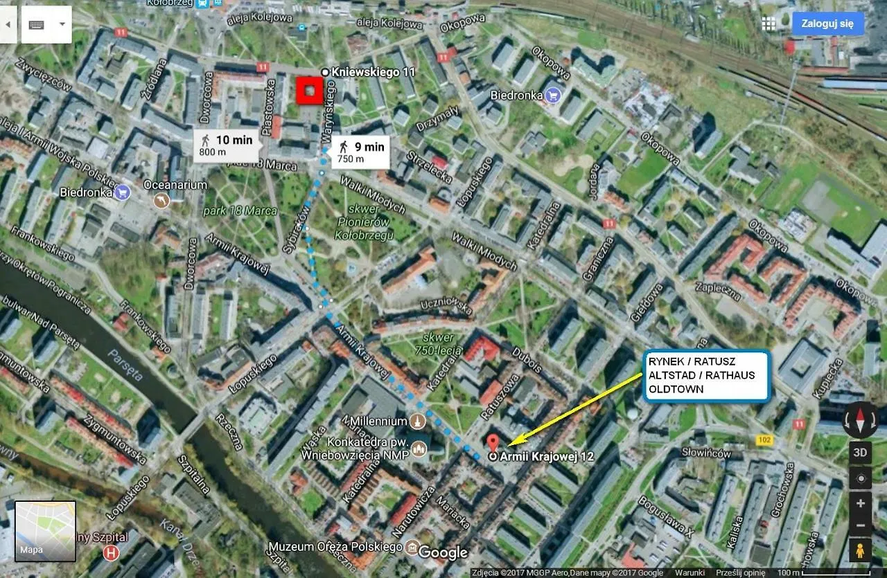 Al-Dom Apartamenty Kniewskiego 11 Kolobrzeg